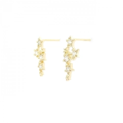 K18YG Ngôi sao Kim cương Bông tai 0.20CT - Hàng hiệu Chính hãng 871149