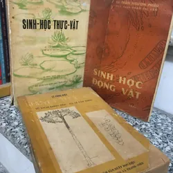 Bộ 3 cuốn: Sinh học thực vật, sinh học động vật, khuyết thực vật