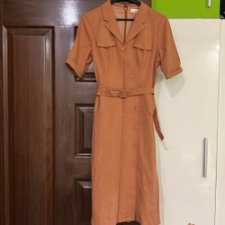 Đầm công sở kèm belt Toson fashion 