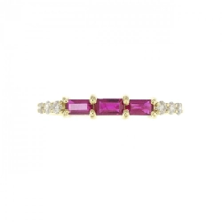 【Sản phẩm mới】Nhẫn ruby K18YG 0.25CT 673685