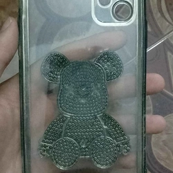 Ốp điện thoại iPhone 11 Silicon gấu Bearbrick dễ thương  478864