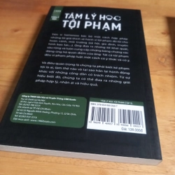 TÂM LÝ HỌC TỘI PHẠM  309097