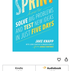 [Amazon] Sprint - How to solve big problems and test new ideas in just five days 528538