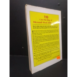 199 câu hỏi đáp về microsoft word Nguyễn Tién-Nguyễn Văn Hoài 2004 mới 80% ố vàng HCM3105 kỹ năng 154189