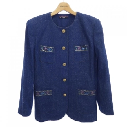 【Mã giảm giá】Thời trang Leonar LEONARD FASHION Áo khoác không cổ