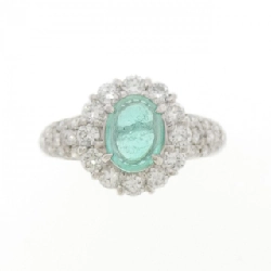 Nhẫn Emerald PT900 0.99CT - Hàng hiệu Chính hãng 846586