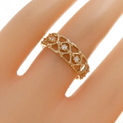 Nhẫn kim cương K18YG 668291