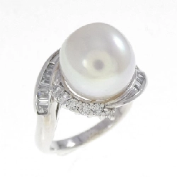 Nhẫn ngọc trai trắng PT900 10.8mm - Hàng hiệu Authentic