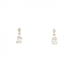 K18PG Bông tai kim cương 0.226CT - Hàng hiệu Chính hãng