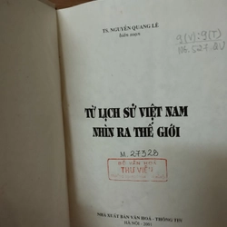 Từ Lịch sử Việt Nam nhìn ra Thế giới 509264