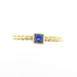 Nhẫn Sapphire K18YG 0.156CT - Hàng hiệu Chính hãng 853904