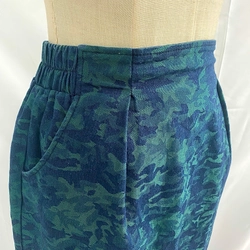 🌻CHÂN VÁY HOA XANH, Size S, Eo chun, Mới 90% 452759