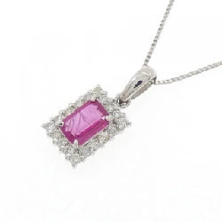 Dây chuyền ruby PT900/PT850 0.43CT - Hàng hiệu Chính hãng 857805