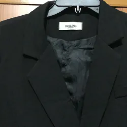 Áo Blazer nữ size từ 50-65kg màu đen basic dễ mặc, dễ phối đồ  784724