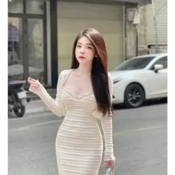 Đầm bầu suông body  595894