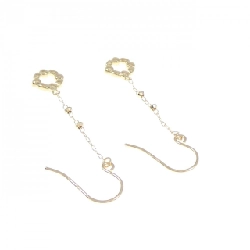 K18YG Bông tai kim cương 0.08CT - Hàng hiệu Chính hãng 877441