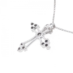 K18WG Dây chuyền kim cương hình chữ thập 0.30CT - Hàng hiệu Chính hãng 863443