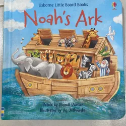 NGOẠI VĂN tiếng anh trẻ em : Usborne Little Board Books NOAH’s Ark  1027819