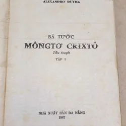 Tác phẩm VH kinh điển Pháp: BÁ TƯỚC MONTE CRISTO (trọn bộ 2 tập) 729264