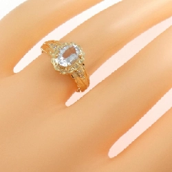 Nhẫn Aquamarine K18YG - Hàng hiệu Authentic 850441