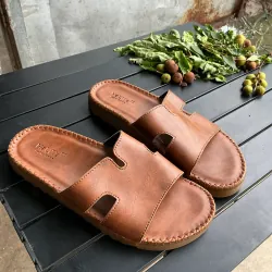 Dép da nam Halita Cũ size 41 đi nước đi mưa 674630