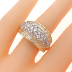Nhẫn kim cương Pavé 750YG/750WG 2.00CT - Hàng hiệu Chính hãng 849500