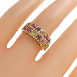 K18YG Nhẫn Đá Màu - Hàng hiệu Chính hãng 855829