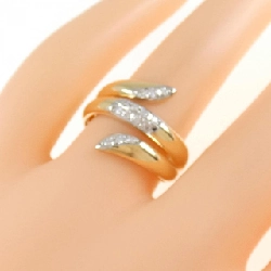 Nhẫn kim cương K18YG/PT 0.14CT - Hàng hiệu Authentic 856278