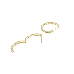 K18YG Bông tai kim cương hình vòng 0.10CT - Hàng hiệu Chính hãng 864396