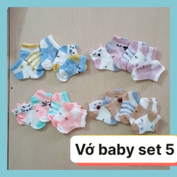 Set 5 đôi tất chân Bé Gái - Trai 474408