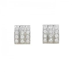 Bông tai kim cương 750WG/K18WG - Hàng hiệu Authentic