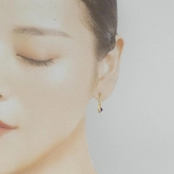 K18YG Amethyst Bông tai - Hàng hiệu Authentic 871587