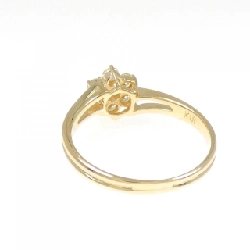 Nhẫn kim cương hoa K18YG 0.32CT 667498