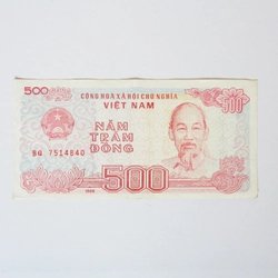 Tờ tiền 500 đồng xưa (BQ 7514840)