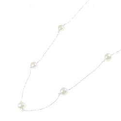 Dây chuyền ngọc trai Akoya 750WG - Hàng hiệu Authentic 856331