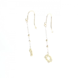 K18YG Bông tai kim cương 0.08CT - Hàng hiệu Chính hãng 872018