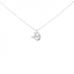 K18WG Dây chuyền kim cương 0.08CT - Hàng hiệu Chính hãng