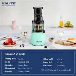 Máy ép chậm KALITE KL-598 cao cấp, sản xuất Thái Lan 718203