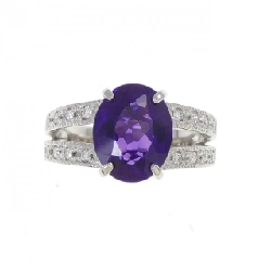 Nhẫn Amethyst PT900 2.39CT - Hàng hiệu Chính hãng 850029