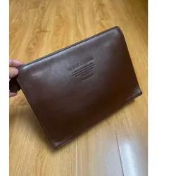 Clutch nam size 27*19*6 da thật 2hand