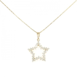 K18YG Ngôi sao Kim cương Dây chuyền 0.50CT - Hàng hiệu Chính hãng