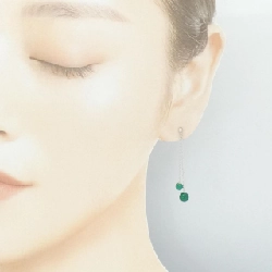 K14WG Đá Chalcedony Bông Tai - Hàng hiệu Chính hãng 869099