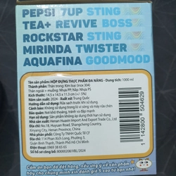 Hộp đựng thực phẩm đa năng, inox 304 - Dung tích 1L (Quà tặng nhãn hàng Pepsi) 493265