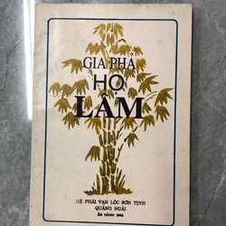 GIA PHẢ HỌ LÂM 355580