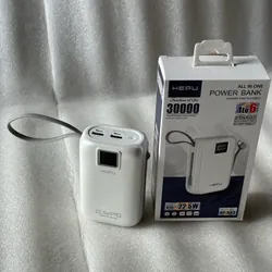 Pin dự phòng HEPU HP-A03 30000 mAh | Sạc siêu nhanh PD 22.5W | Cổng Type-C & Lightning 560659