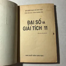 Đại số và giải tích 11 - Trần Văn Hạo - 1999s 797093