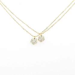 K18YG Dây chuyền kim cương 0.40CT - Hàng hiệu Chính hãng