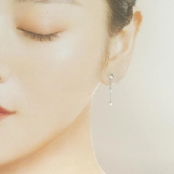 K18WG Bông tai kim cương 0.50CT - Hàng hiệu Chính hãng 867384