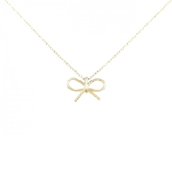 K18YG Dây chuyền nơ - Hàng hiệu Authentic