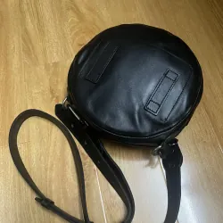 Túi nữ phom tròn 19x6 da thật 2hand 996732